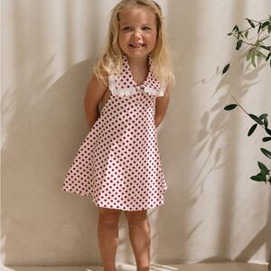 Polka Dot Halter Dress for Kids